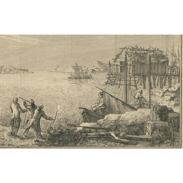 View of the Harbor of St Pierre, 1800s, Paper For Sale - Image 6 of 10