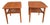 Vintage Danish Modern Matching Pair of Teak Side Tables by Tove and Edvard Kindt-Larsen for France and Son For Sale