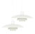 Vintage PH 4/3 Pendant Lamps by Poul Henningsen for Louis Poulsen, Denmark, 1966, Set of 2 For Sale