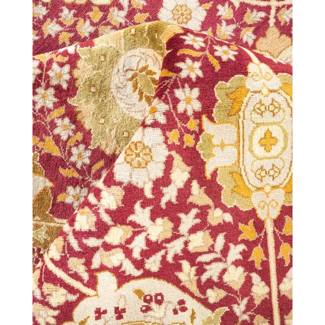 Textile Mogul, One-of-a-Kind Hand-Knotted Area Rug in Purple, 9' 2" x 12' 2" For Sale - Image 7 of 8