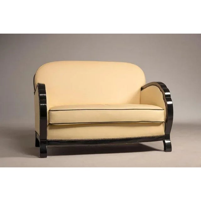 French Art Deco Sofa, 1940s For Sale - Image 4 of 14