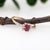 Metal Dainty Red Ruby Ring W Earth Mined Diamonds in Solid 14k Gold | Oval 5.3x4mm, Size 6.75 For Sale - Image 7 of 9