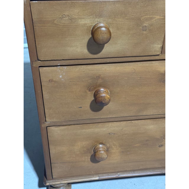 Antique Pine Two Over Two Drawers - Chest of Drawers From England For Sale - Image 9 of 18