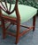 Hickory White Shield Back Mahogany Inlaid Dining Chairs - A Pair For Sale In New York - Image 6 of 12