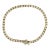 Vintage 4.10 Carat Diamond 14k Yellow Gold Tennis Bracelet For Sale