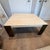 Metal Uttermost Caress Travertine Coffee Table For Sale - Image 7 of 9