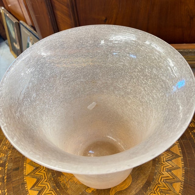 Large Vintage Murano Glass Vase, 1930s For Sale - Image 3 of 14