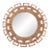 A Snow White Glass and Resin Mirror, in the Manner of Line Vautrin. Contemporary. For Sale