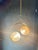 French Modernist Brass and Glass Ceiling Lamp, 1960s For Sale - Image 12 of 14