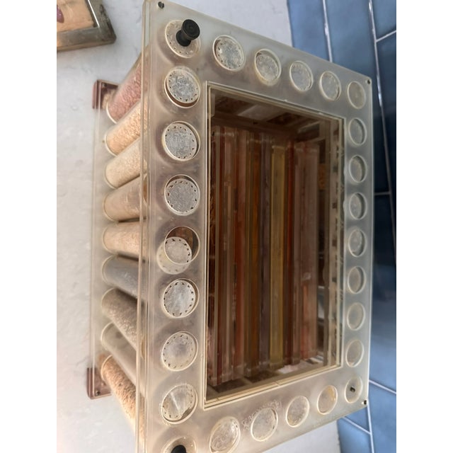 Contemporary Vintage Lucite Scientific Display Case Seed Collection + Specimen Tray Notes For Sale - Image 3 of 17