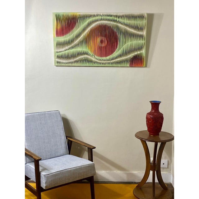 Fluid, 2024, Sculpted Canvas For Sale - Image 10 of 15