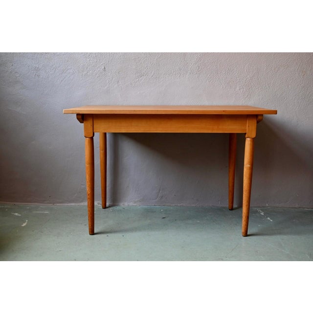 Vintage Bistro Table with Spindle Legs, 1960s For Sale - Image 3 of 11