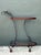 Vintage Glass and Metal Bar Cart For Sale - Image 4 of 12