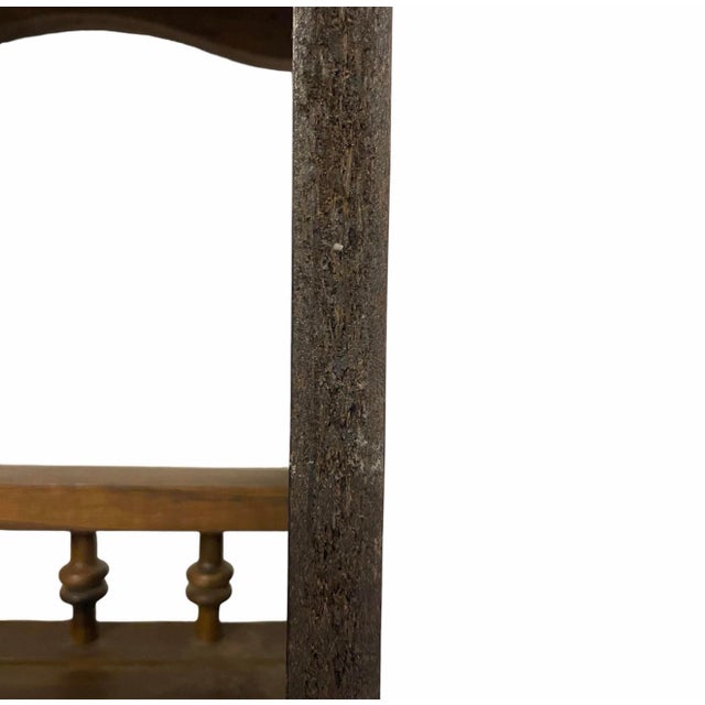 Vintage French Provincial Wall-Mounted Plate Rack With Turned Spindles ...