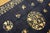 Art Deco 1920s Antique Blue Rectangle Floral Deco Room Size Knotted Chinese Peking Rug For Sale - Image 3 of 6
