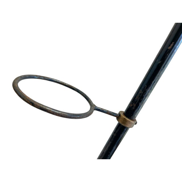 French Tripod Floor Lamp with Plant Pot in the style of Georges Jouve, 1950s For Sale - Image 9 of 13