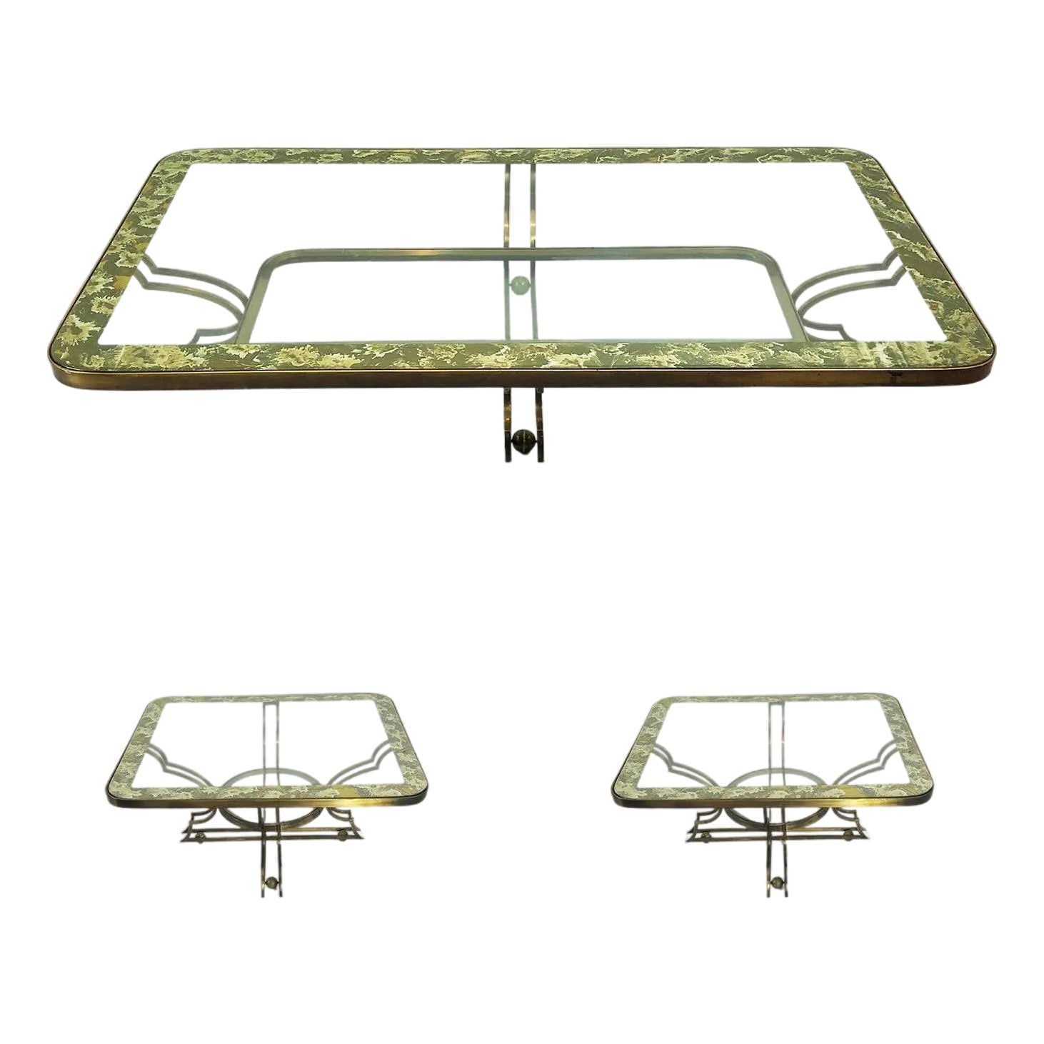 1950s Set of Three Amazing Tables Designed Attributed to Arturo Pani ...