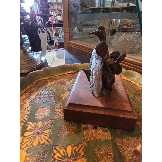 Bronze Small Bronze Roadrunner Statue For Sale - Image 8 of 9