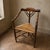 Wood Antique Rush-Seated Corner Chair, 1890s For Sale - Image 7 of 7