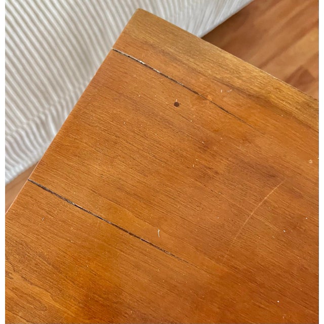 Antique Sheraton Cherry Two Drawer Stand Circa 1820 For Sale - Image 10 of 10