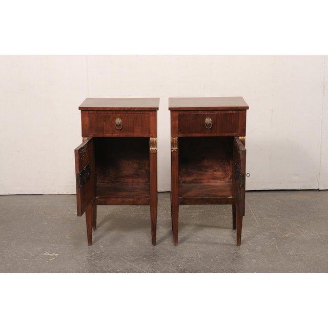Italian Pair 19th C. Side Chests For Sale - Image 11 of 12