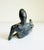 Verdigris Bronze Reclining Figure in the Style of Henry Moore, Late 20th Century For Sale - Image 8 of 10