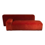 Image of Custom Modern Sofa With Kravet Velvet For Sale