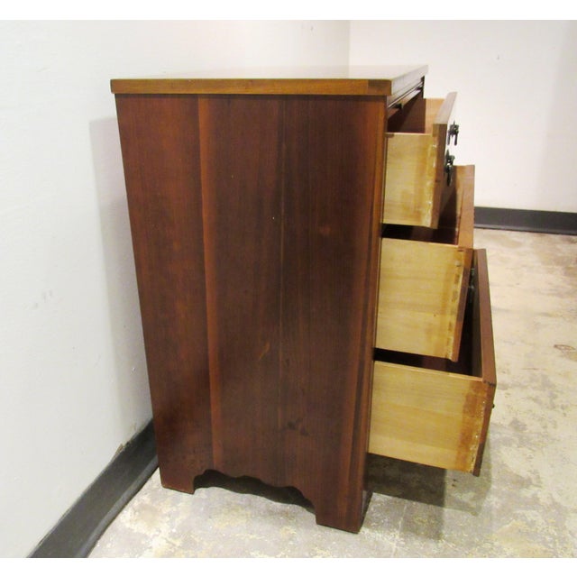 American Permacraft Bachelor's Chest With Pull Out Shelf Chairish