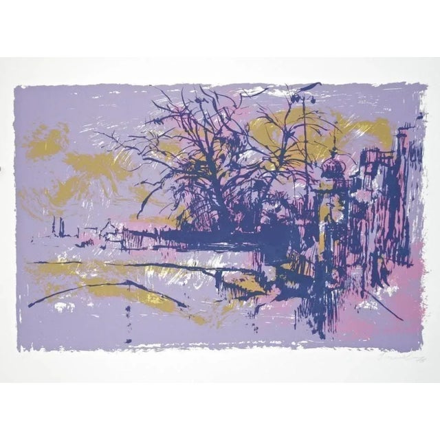 Original serigraph realized by Nicola Simbari in 1976. Hand signed in pencil on the lower right margin and numbered in...