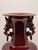 Metal Antique 19th C Chinese Sang De Boeuf Oxblood Flambe Hu Vase - Dragon Handles For Sale - Image 7 of 13