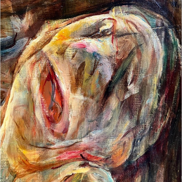 Vivaldo Martini, Abstract Composition No.7, Oil on Canvas For Sale - Image 5 of 11