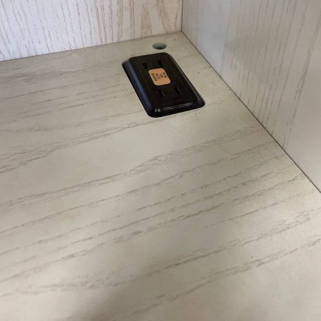 Wood Vintage Thomasville Painted Wardrobe For Sale - Image 7 of 12