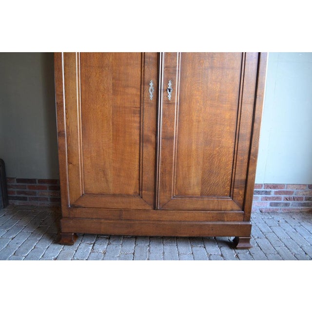 Antique Louis Philippe Cabinet in Oak For Sale - Image 4 of 10