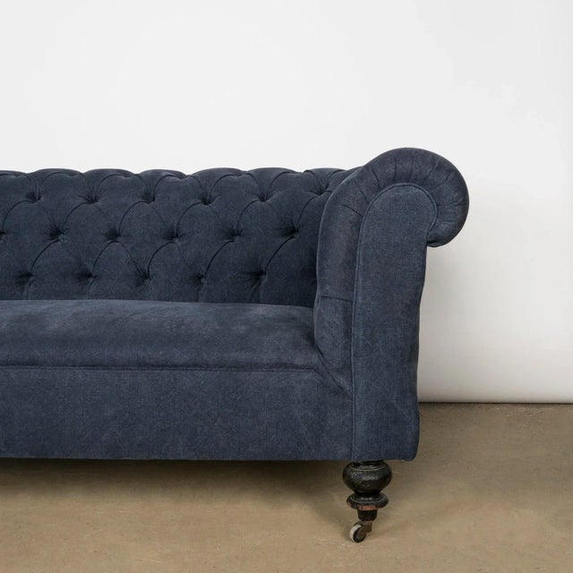 19th Century Napoleon III Tufted Sofa For Sale - Image 4 of 11