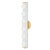 Traditional Mitzi Penny 6-Light Bath Bracket, Aged Brass/Textured White Combo For Sale - Image 3 of 3
