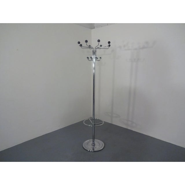 Chrome Plated Steel Tubular Coat Rack, 1940s For Sale - Image 16 of 18