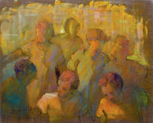 Renato Criscuolo, Nel Sole, Oil on Canvas, 2009