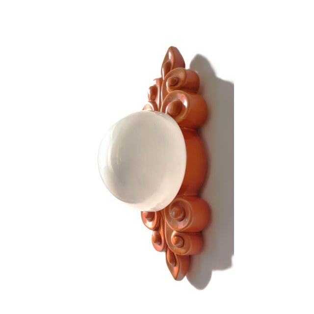 Large Ceramic Wall Lamp, 1960s For Sale - Image 4 of 6