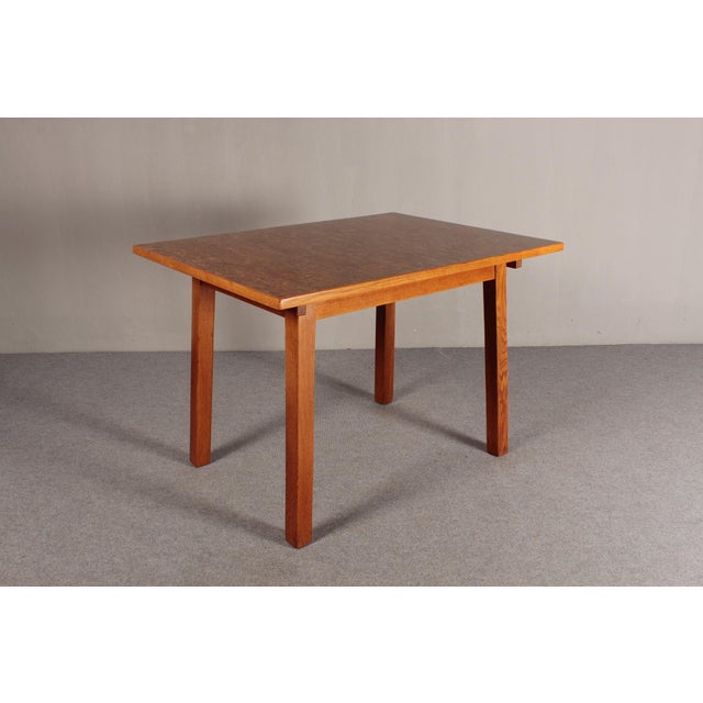 Alpine Kitchen Table in Oak, 1930s For Sale - Image 9 of 12