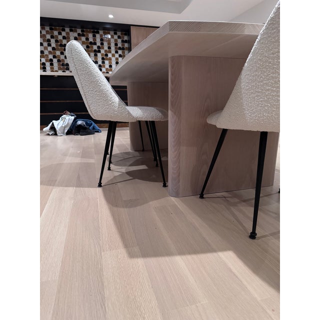 2020s Custom Piece Oakwood Dining Table For Sale - Image 5 of 6