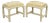 Vintage Hollywood Regency Rattan Pencil Reed Stools by American Drew - A Pair For Sale