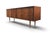 Wood Mid 20th Century Danish Modern Low Brazilian Rosewood Credenza For Sale - Image 7 of 11