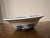 1980s Vintage Blue Ironstone Vegetable Bowl Home Country Myott Staffordshire England For Sale - Image 4 of 6