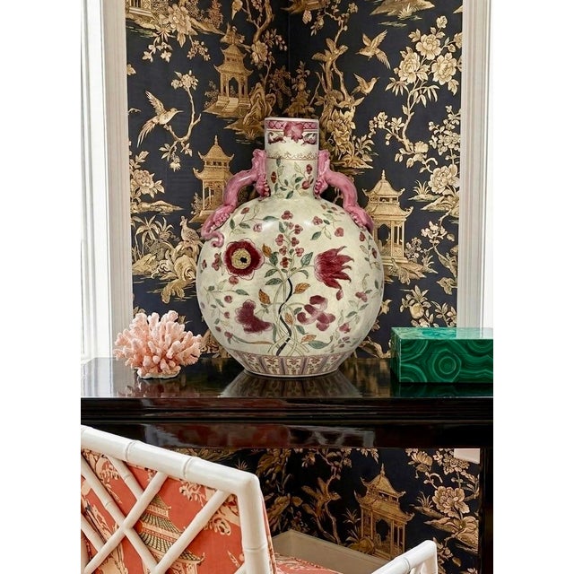 I am completely obsessed with the incredible sculptural presence of a classic moon flask silhouette, and this massive...