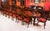 Antique Extendable Dining Table and Balloon Back Chairs in Mahogany, 1800s, Set of 17 For Sale - Image 4 of 18