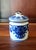 Ceramic Vintage Bombay Chinoiserie Blue White Porcelain Trinket Jar For Sale - Image 7 of 7