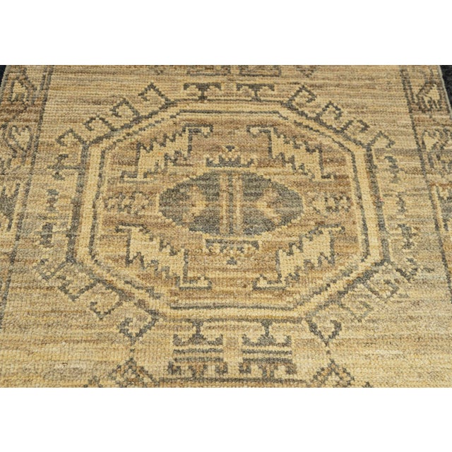 Turkish Oushak Rug 2'8" x 7'6" For Sale - Image 4 of 4