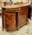 French Grand French Louis XVI-Style Commode – Floral Marquetry, Marble Top & Gilded Decorative Details For Sale - Image 3 of 4