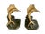 Gold Art Deco Vintage Jennings Bros Brass Marlin/Sailfish Bookends For Sale - Image 8 of 10