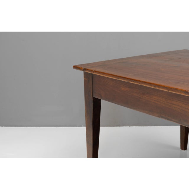 Pine Top Farm Table, 1880s For Sale - Image 6 of 8